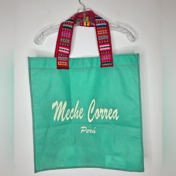 Meche Correa 19"x19" Large Shopping Bag with Manta Inca- Multicolor Straps - Picture 2 of 11